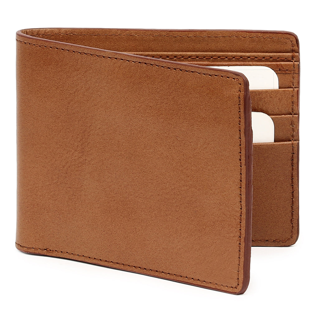 Tan Bi Fold 70 Gm Crunch Leather Wallet, Card Slots: 6