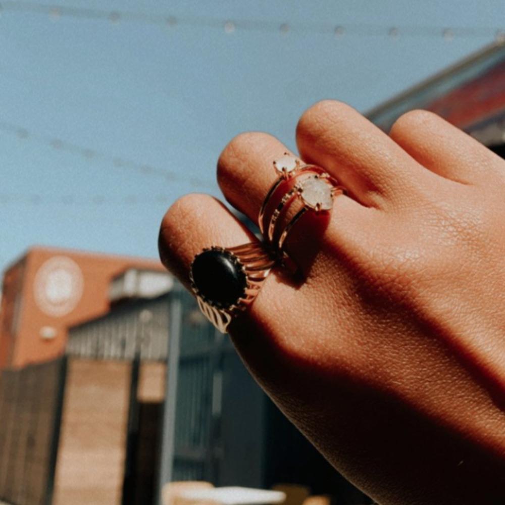 女巫的黑瑪瑙戒指 Black Agate Ring