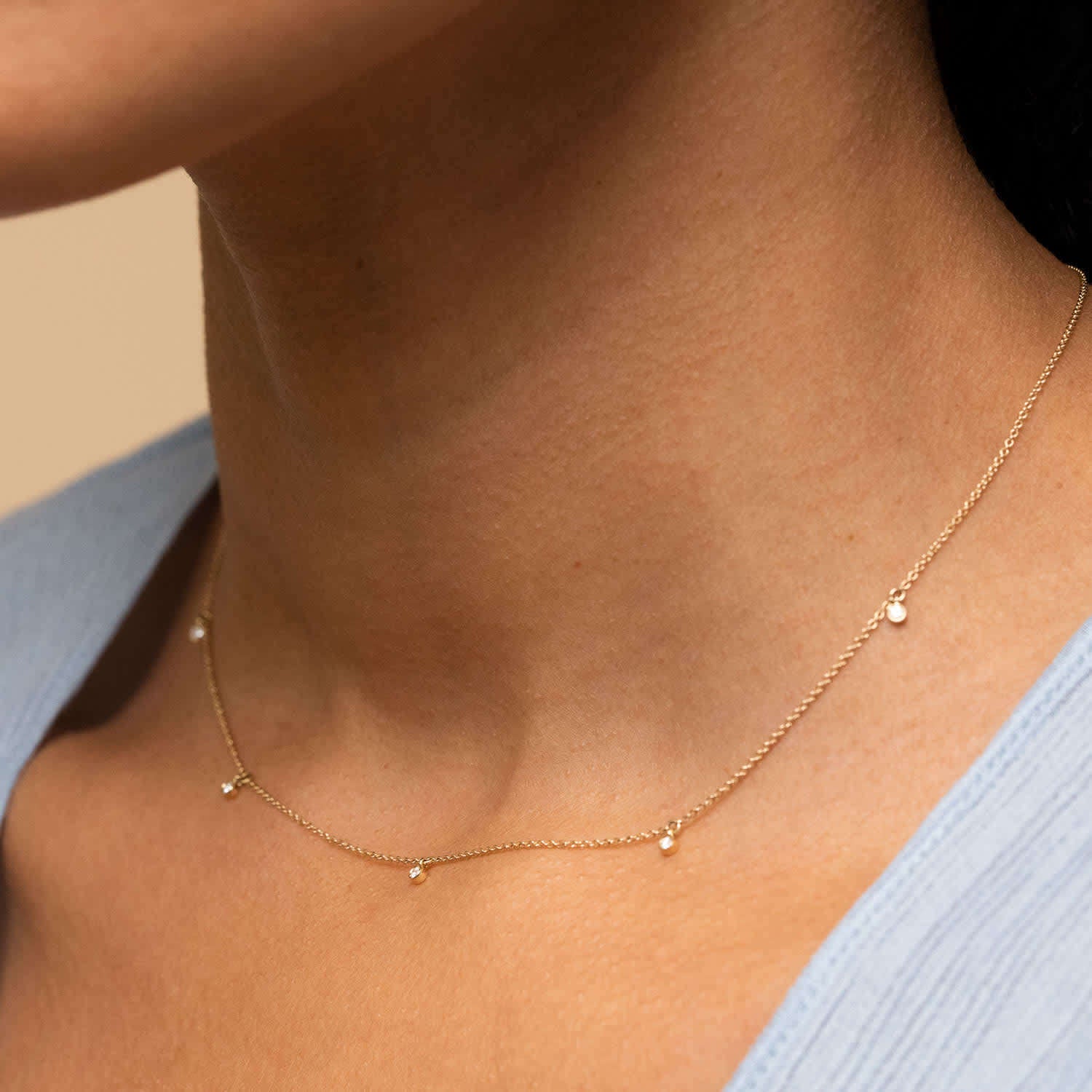 繁星點點復刻鑽石K金項鍊  Starry Necklace