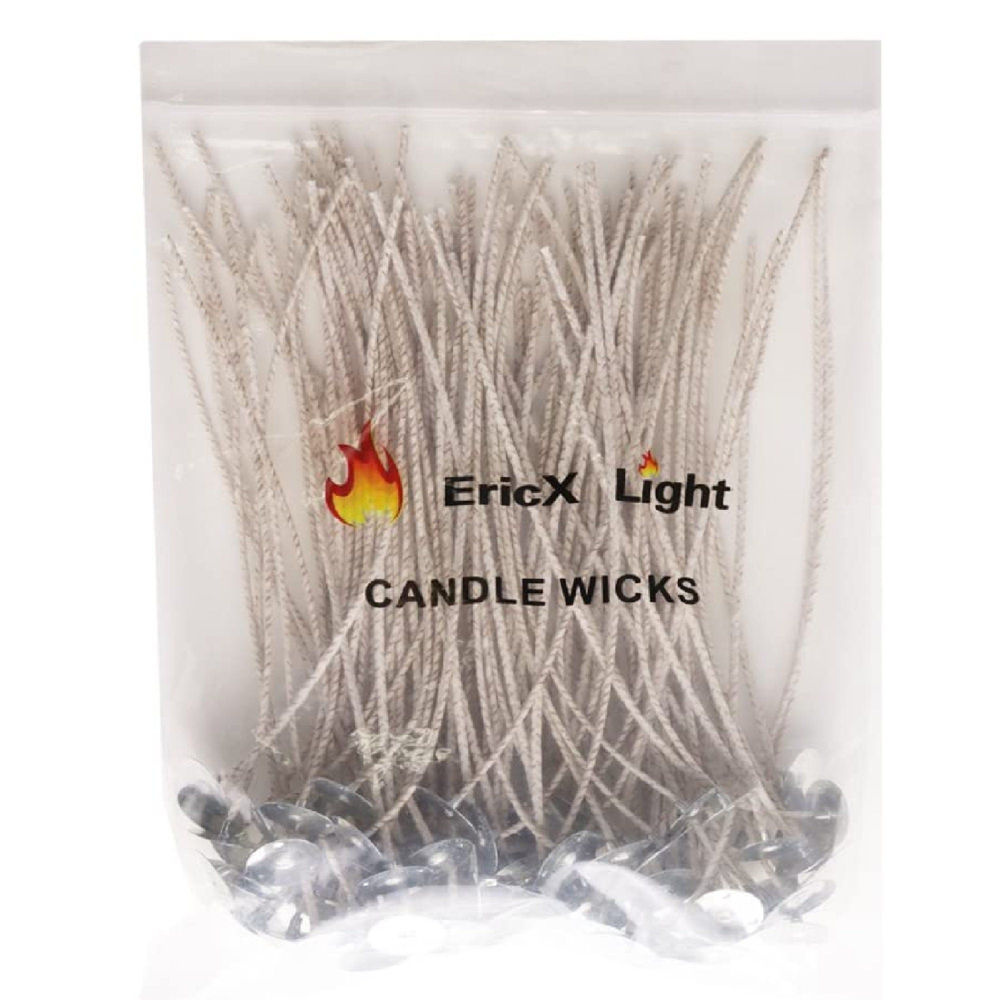 PXBBZDQ 200 PCS Wood Crackling Wicks,0.5 X5.9 Inch Natural Wooden Candle  Wick/Smokeless Candle Wicks with Metal Base for DIY Candle Making