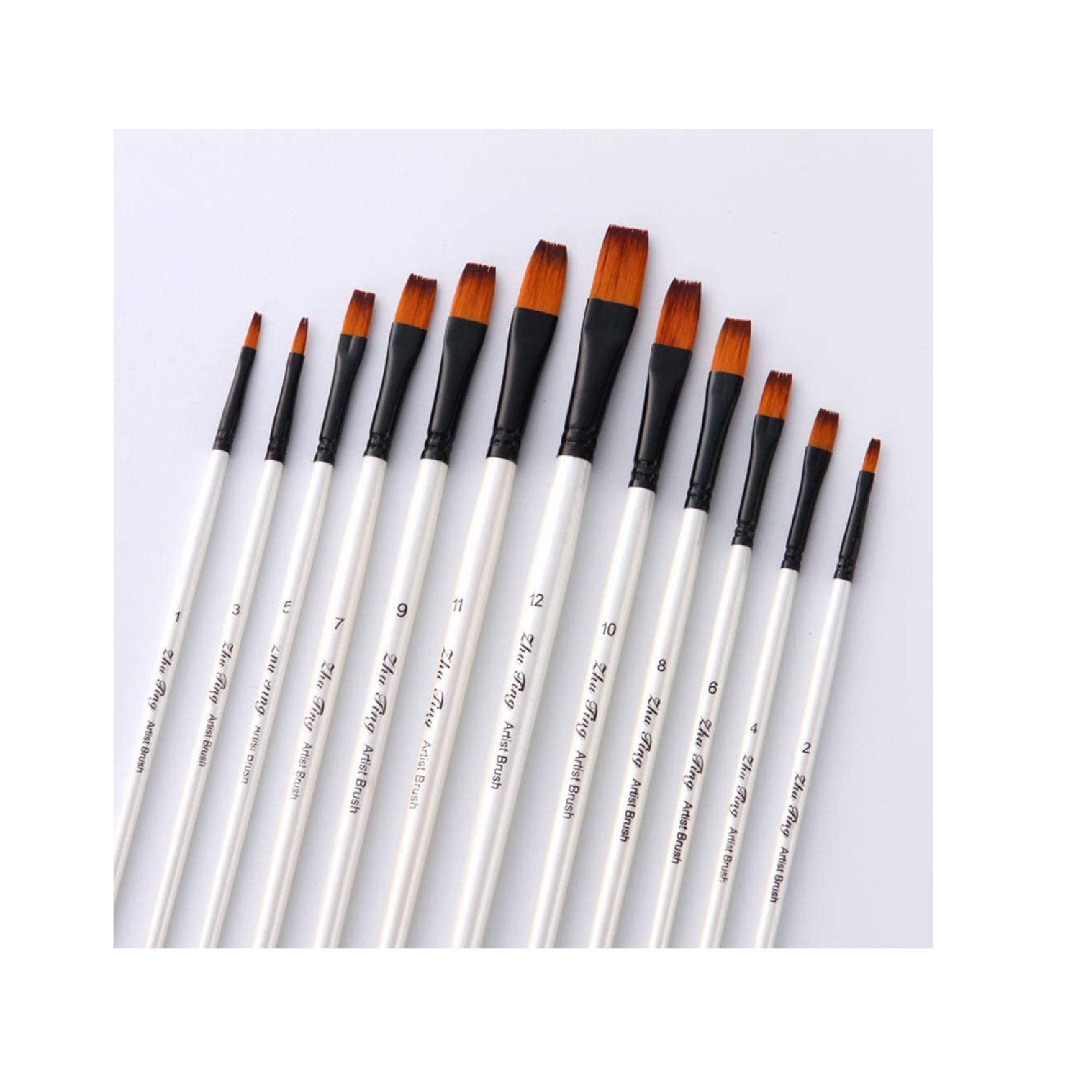 AIEX 9pcs Fine Detail Paint Brush Set Miniature Painting Brushes Kit Mini  Paints Brush Set for Acrylic, Watercolor, Oil, Face, Nail, Scale Model