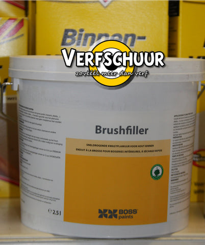 De stad blad organiseren Boss Paints online te koop. Brushfiller boss borstelplamuur 2.5L in de  Verfschuur.be