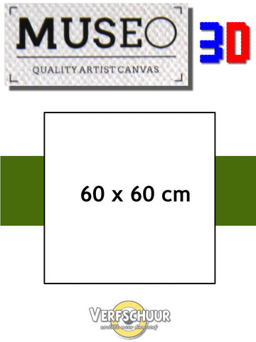 Minachting loterij Verbinding MUSEO online te koop. Schildersdoek Katoen 3D 60X60 cm in de Verfschuur.be
