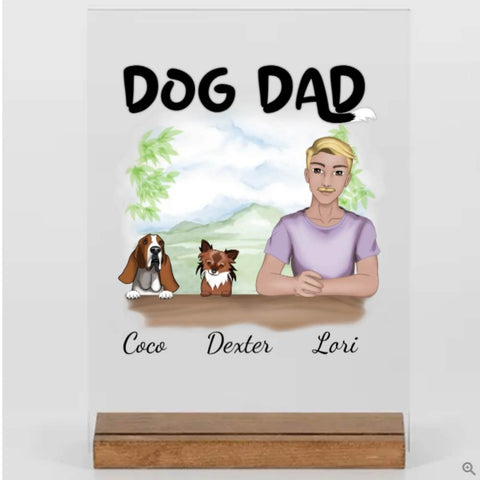 Individuelle Geschenke für Hundepapa - Dog dad - Acryl Adventure - Einzigartige Geschenke