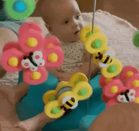 Baby Spinner - Jouet d'éveil rotatif ( Lot de 3 )