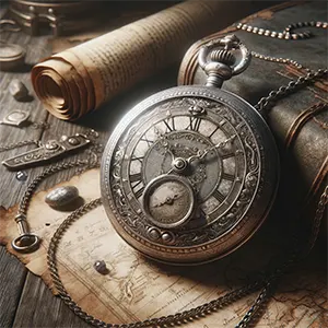 Artefact Pocket watch, with ancient engraving