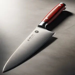 Victorinox customised engraved chef knife in the kitchen