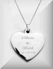 personalised gift for her, engraved necklace
