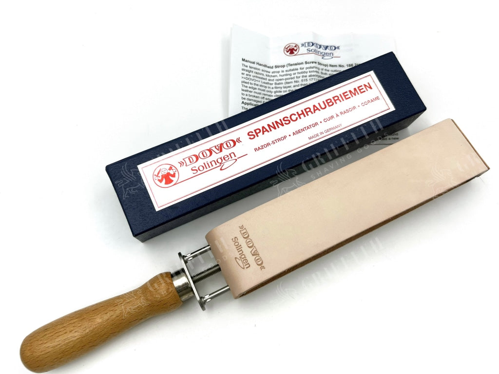 Adjustable Italian Leather Strop Razor and Knives Stropping Kit 2 sizes