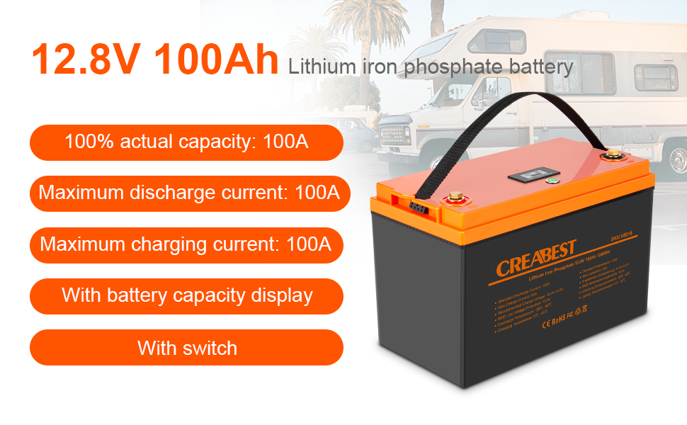 creabest lifepo4 100a