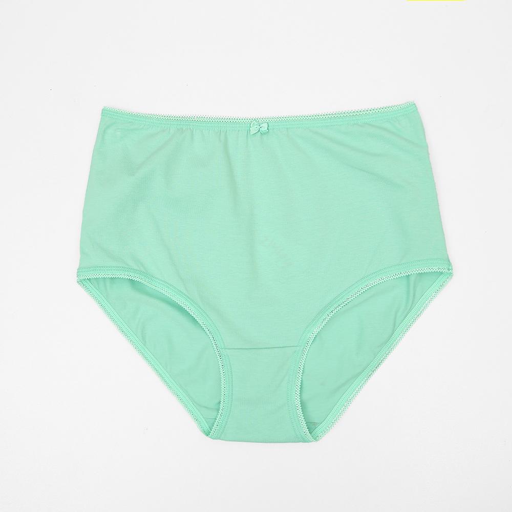 NRG Womens Cotton Assorted Colour Panties ( Pack of 2 Light Green - Light  Green ) L01 Hipster
