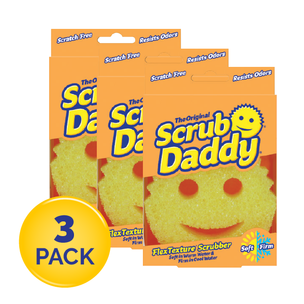 Scrub Daddy Christmas Shapes Scrubber 3pk- White/Blue/Green