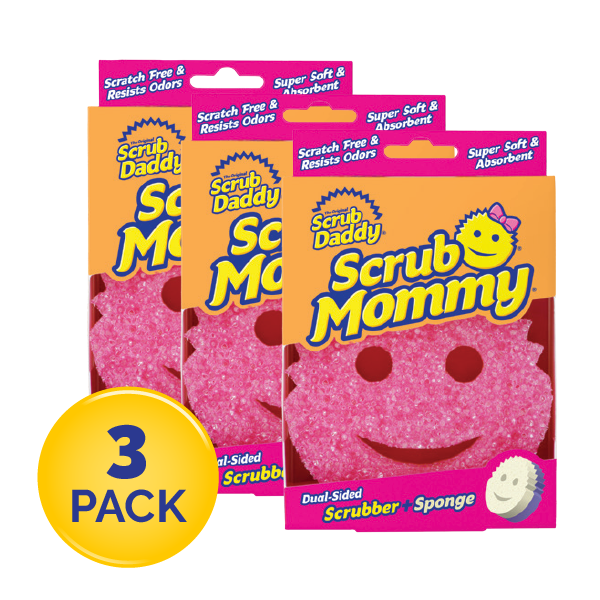 Scrub Daddy, Scrub Mommy, 4 Pack, Assorted Color