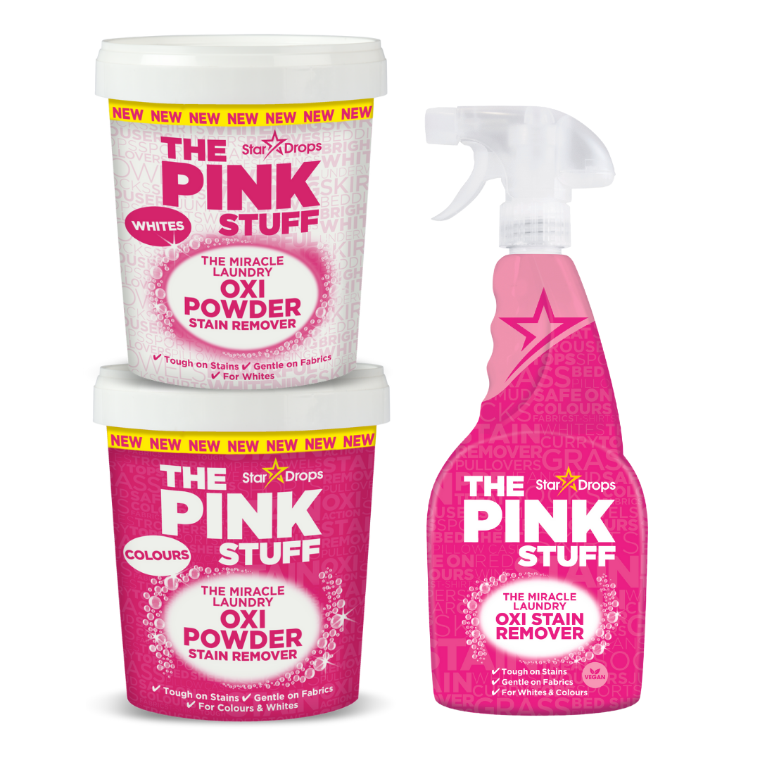 Stardrops - The Pink Stuff - The Miracle Laundry Sensitive Non Bio Liquid -  32oz Pack of 2