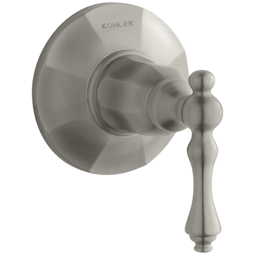 Kohler K-T13661-4-BN Kelston Single Handle Transfer Valve Trim, Vibrant Brushed Nickel