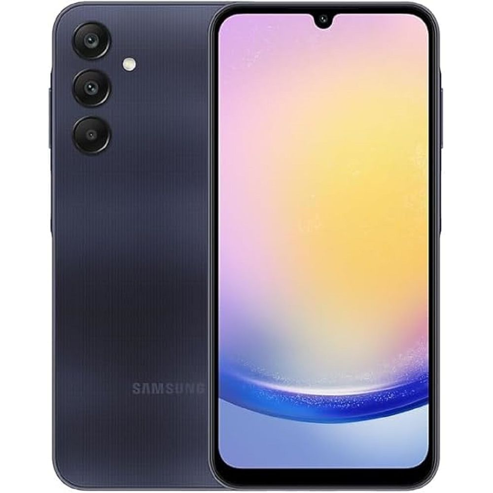 Samsung Galaxy A25 5G + 4G LTE 6.5'' 8GB RAM 256GB Storage 2.4 GHz Processor Speed T-Mobile Smartphone, Blue/Black