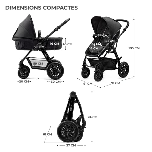 Chicco Trolley Me Poussette Canne Bébé Ultra Légère, Compacte, Pliable et  Inclinable de la Naissance à 15 kg, avec Système Trolley, Housse de Pluie  Incluse, et CapoteExtensible - Rose, 1.0 Pièce, 