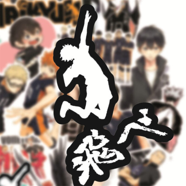 10/30/50pcs Japan Cartoon Anime Haikyuu Stickers Manga Cute Aesthetic Kpop  Laptop Bicycle Guitar Skateboard Waterproof Stiker