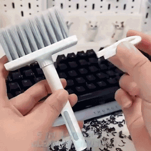 Nettoyage efficace du clavier avec le kit de brosse 5-en-1