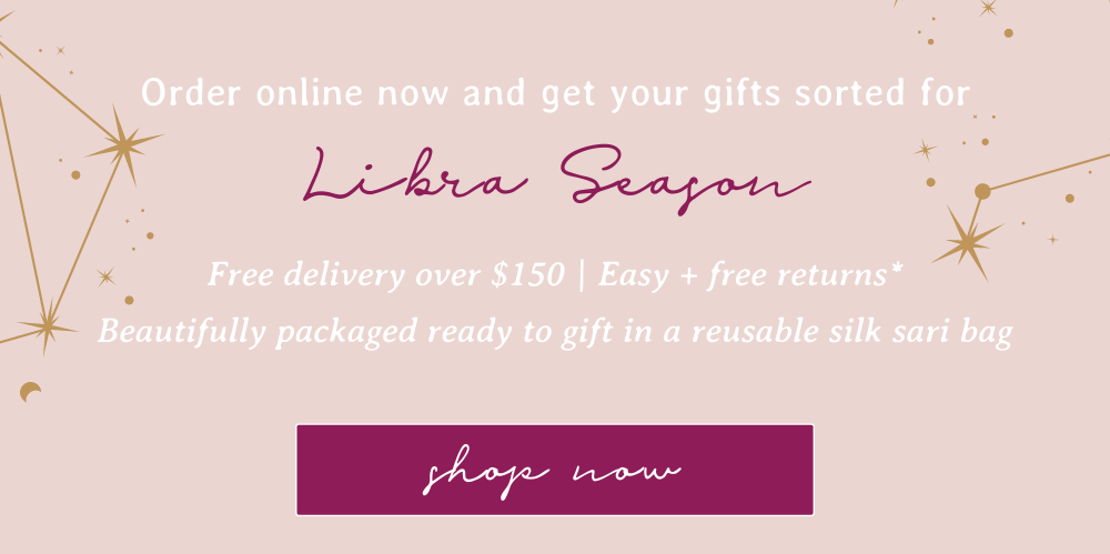 Free delivery over $150 | Easy + free returns* Beautifully packaged ready to gift in a reusable silk sari bag