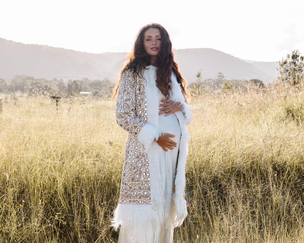 Bohemian Pregnant Mother Bella Boheme Boho Style Maternity Styling 