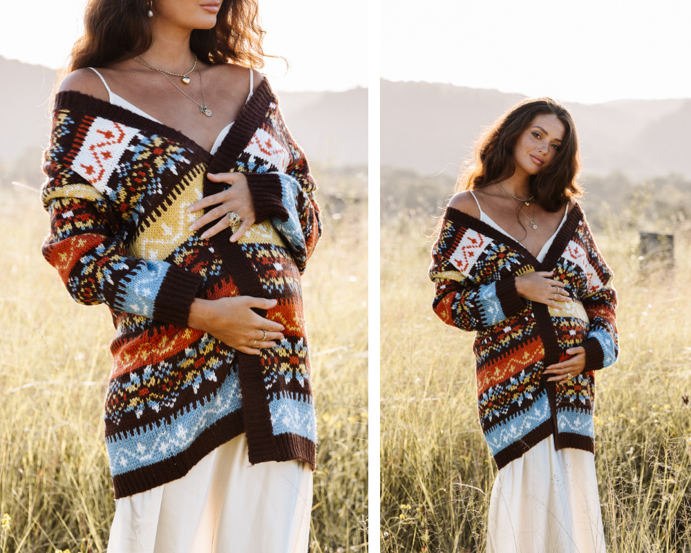 Bohemian Pregnant Mother Bella Boheme Boho Style Maternity Styling 