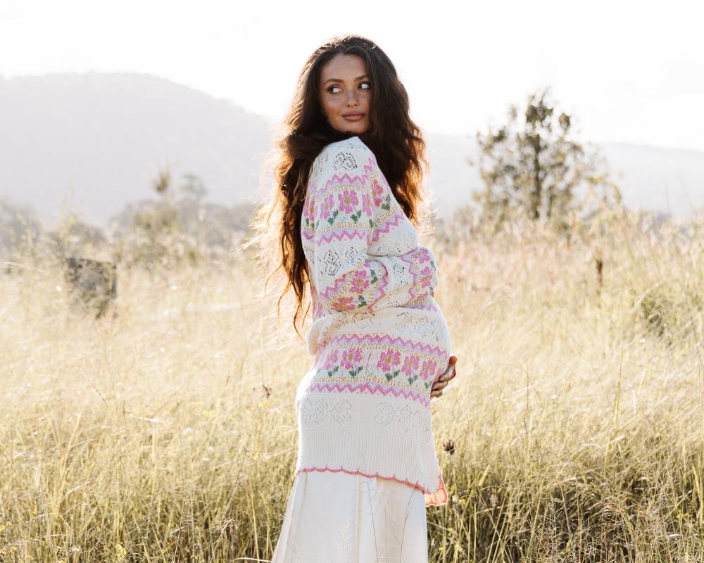 Bohemian Pregnant Mother Bella Boheme Boho Style Maternity Styling 