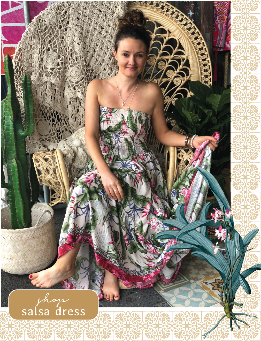 jaase strapless dress