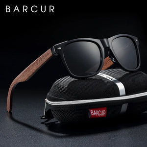 BARCUR Black Walnut Wood Sunglasses - Wispy Wares