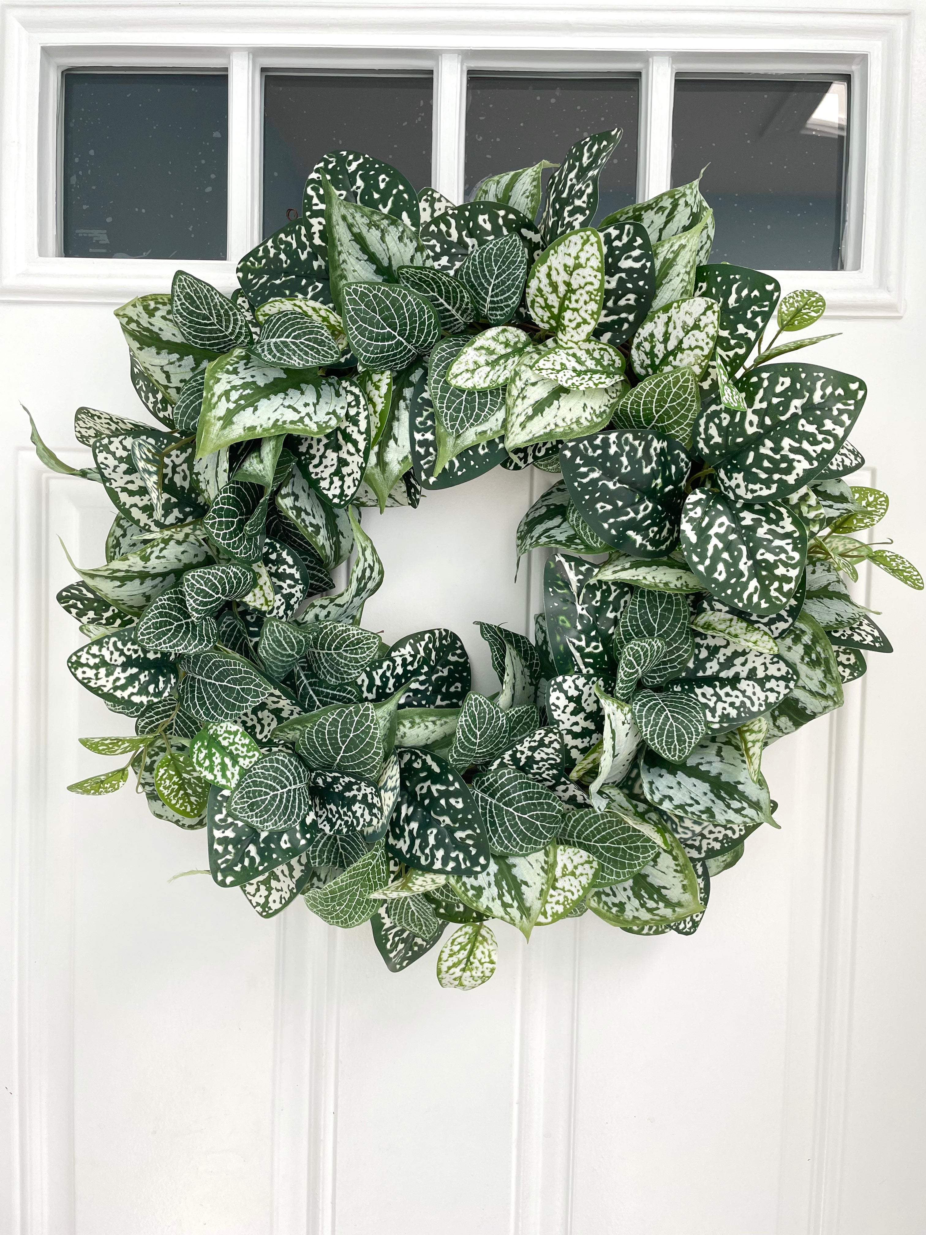 Year round greenery wreath