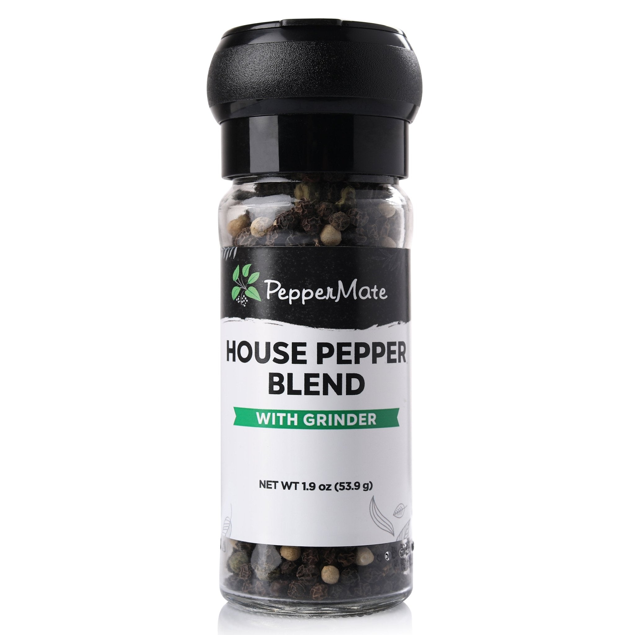 Disposable Black Peppercorn & Salt and Pepper Grinder Set