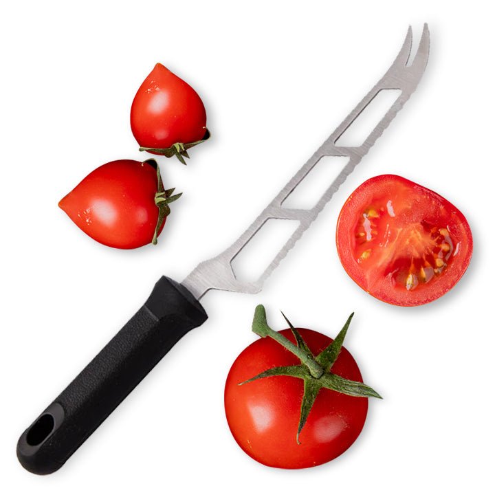 Chefmate Tomato Knife Dual Serrated 8.75 with 4.5 Stainlless Steel Blade