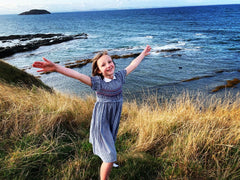 Ali(7) loving Scotland, 2023