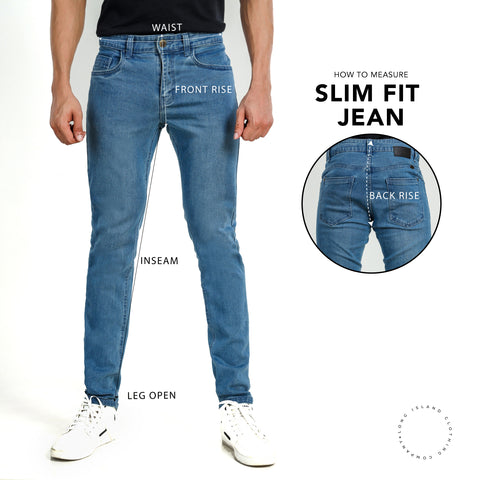 Men's Slim Fit Size Guide – LICC Store