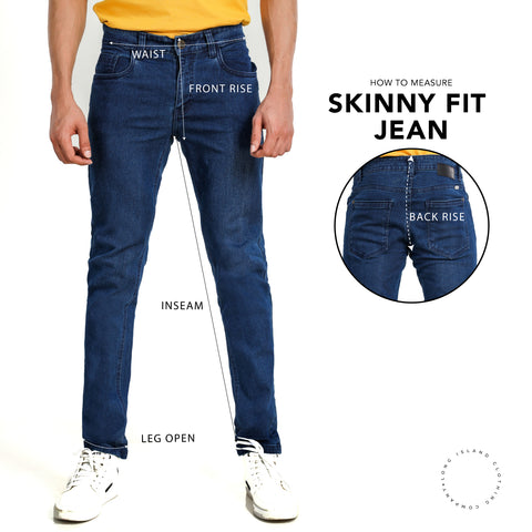 Men's Mid Waist Skinny Jeans – LICC Store
