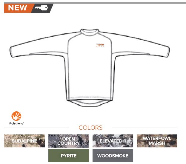 Shop Sitka Gear - Core LW Long Sleeve Shirt Option