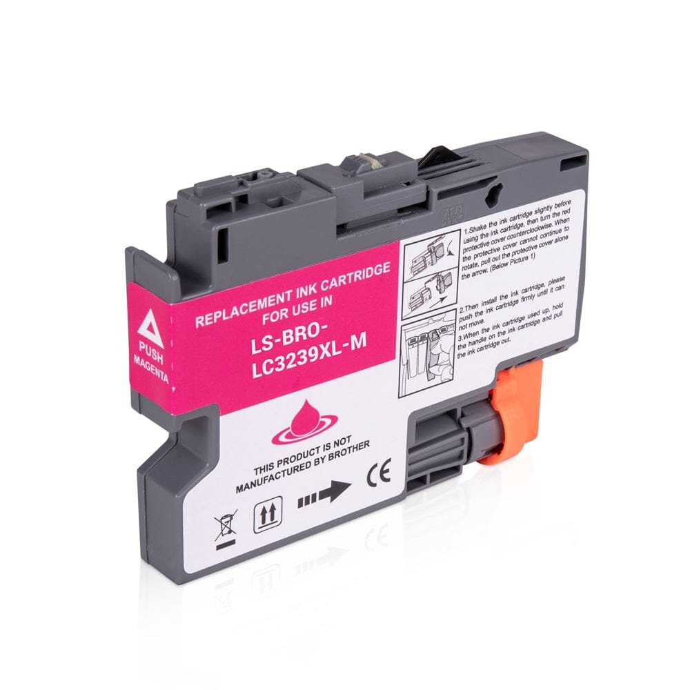 Se Brother LC3239XLM magenta printerpatron 50 ml alternativ LC3239XLM hos INKPARTNER