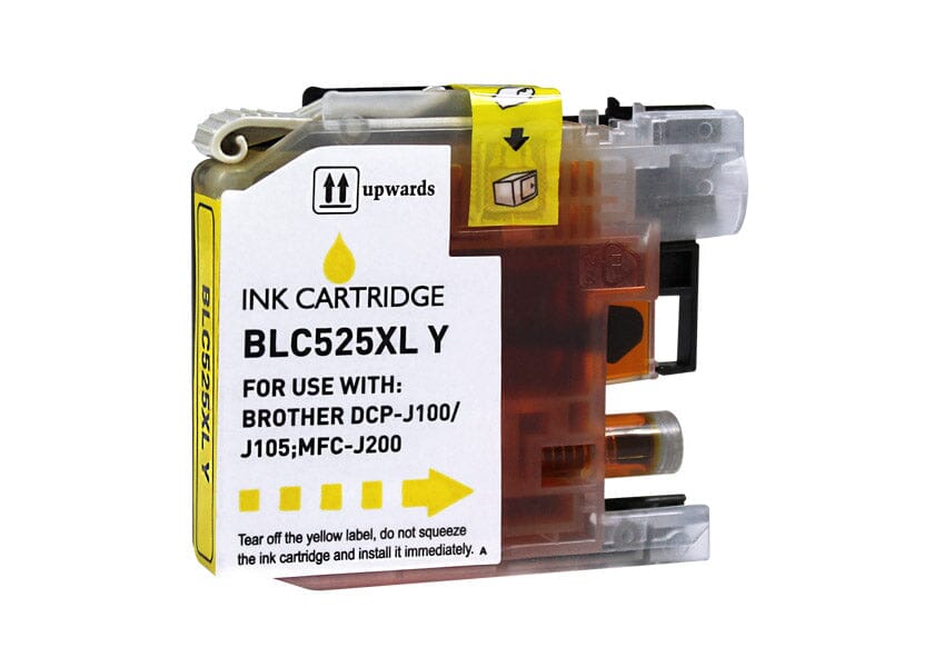 Billede af Brother LC525XLY gul printerpatron 15 ml LC-525XL-Y alternativ LC-525XL-Y