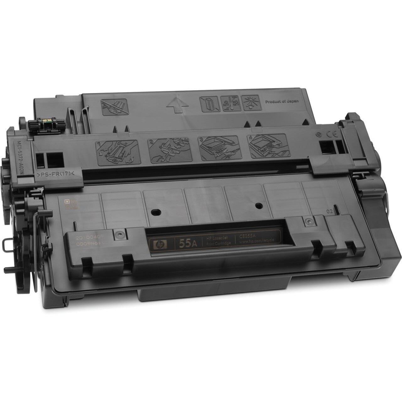 Se HP 55A sort toner 6.000 sider alternativ CE255A hos INKPARTNER