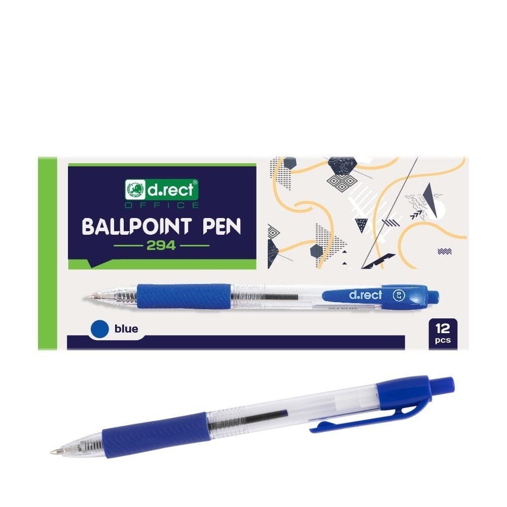 Billede af Kuglepen BALLPOINT, Type 294 blå 12 stk