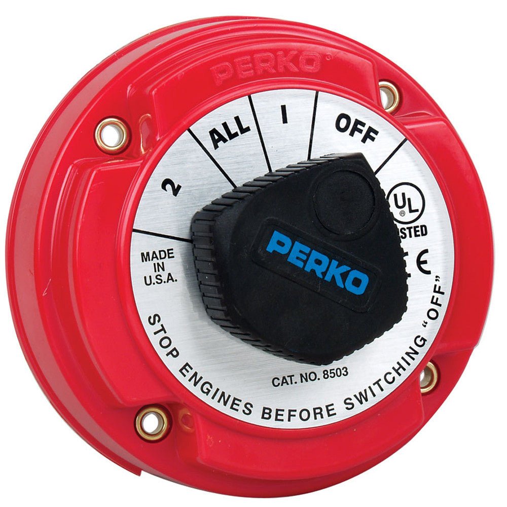 Perko 8503DP Med Duty Battery Selector Switch with Alternator Field Disconnect