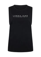 Lorna Jane Kickstart Muscle Tank - Black Image # 4