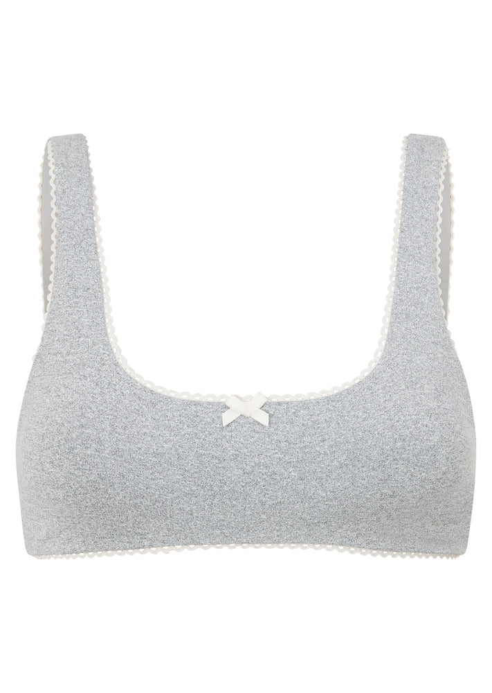 Lorna Jane Rest Days Lounge Bralette - Grey Marl Image # 5