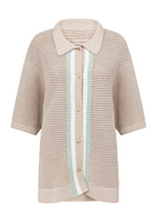 Lorna Jane Open Weave Knit Shirt - Off White Image # 2