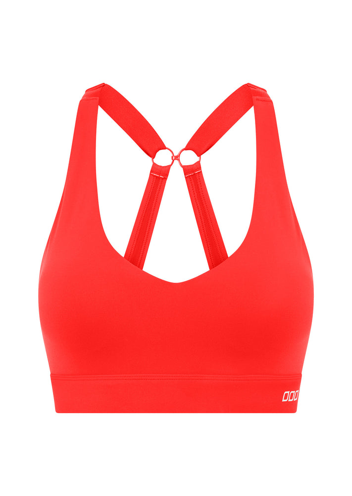 Lorna Jane Amy Sports Bra - Hot Tomato Image # 5