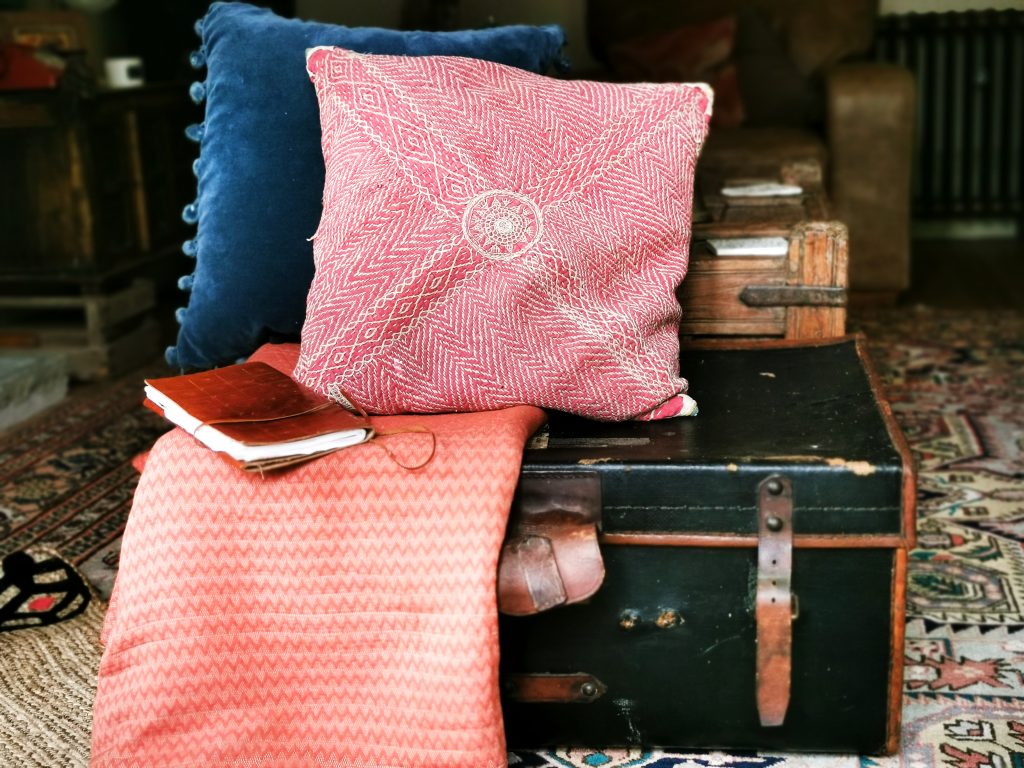 vintage travel trunk