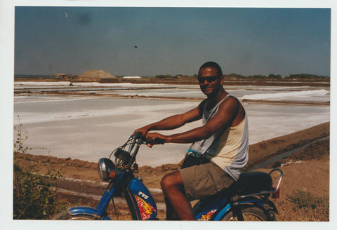 Carl and his bullet bike