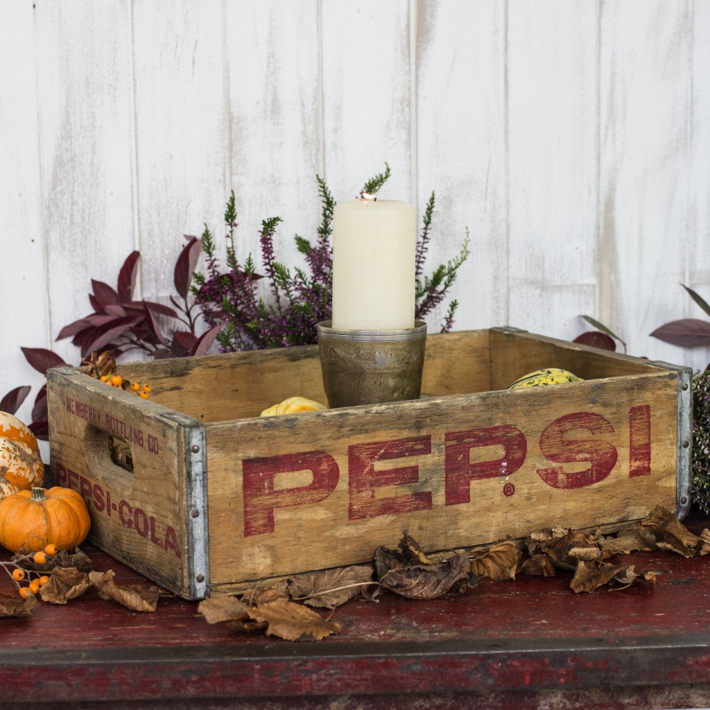 vintage wooden crate