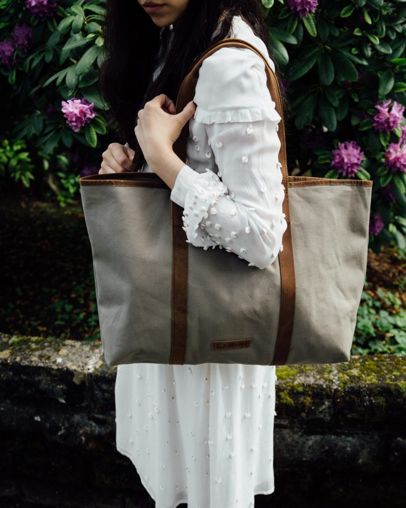 canvas & leather bags