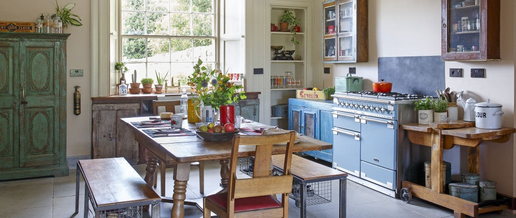 Carl and Emma's eclectic vintage modern kitchen